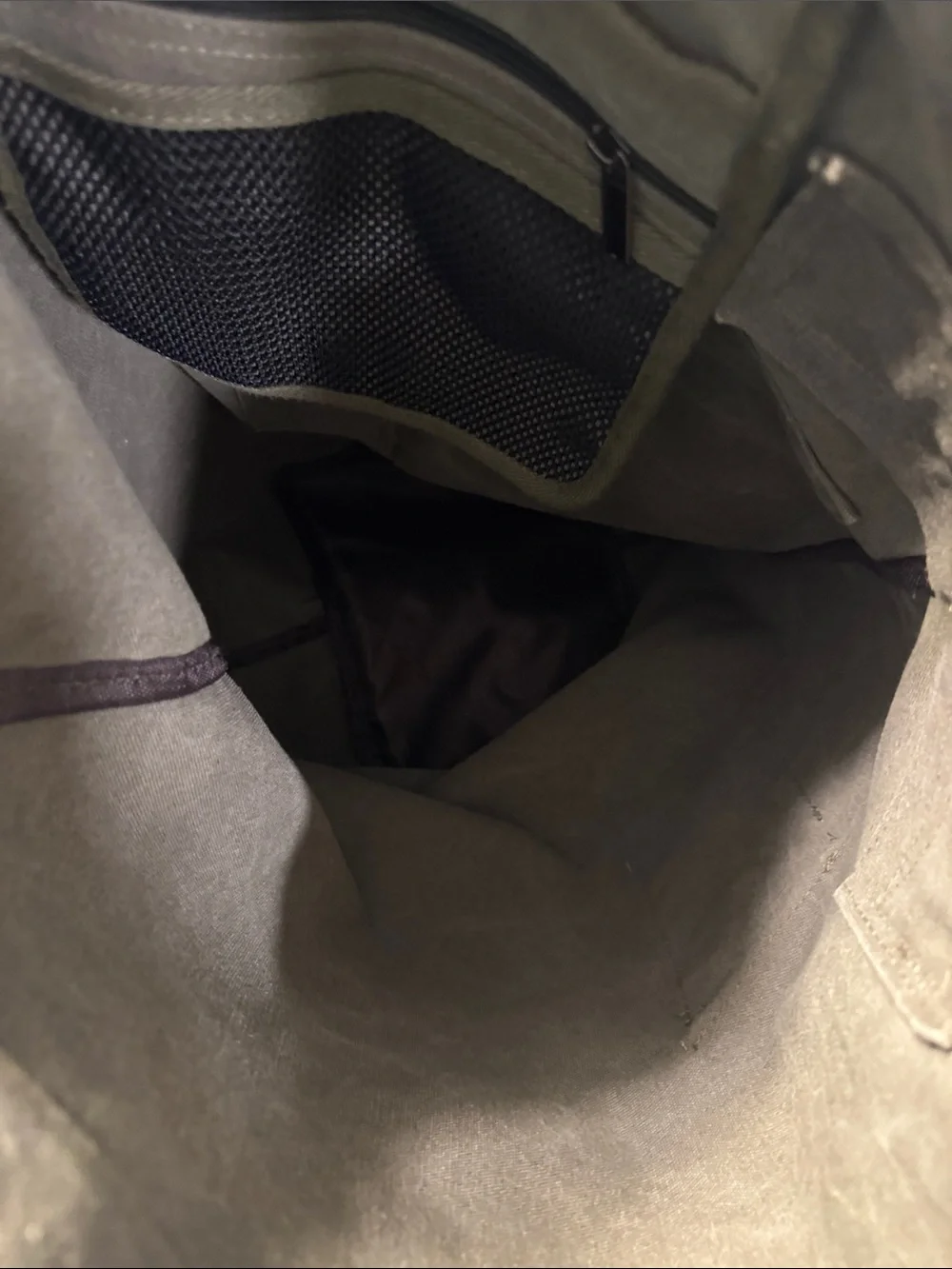 Olive Canvas Roll-Top Backpack - Casual Men’s Bag